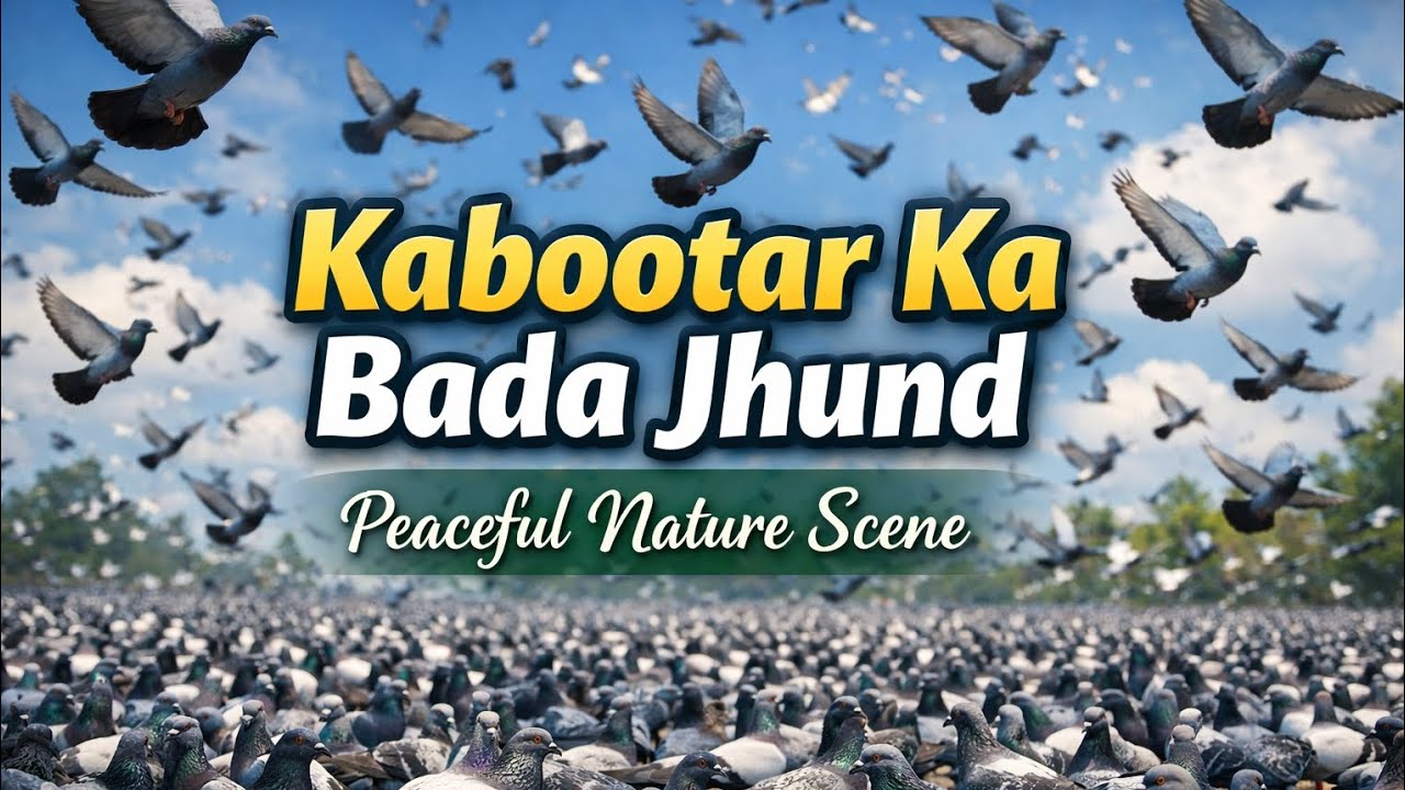 Kabootar Ka Bada Jhund | Peaceful Nature Scene