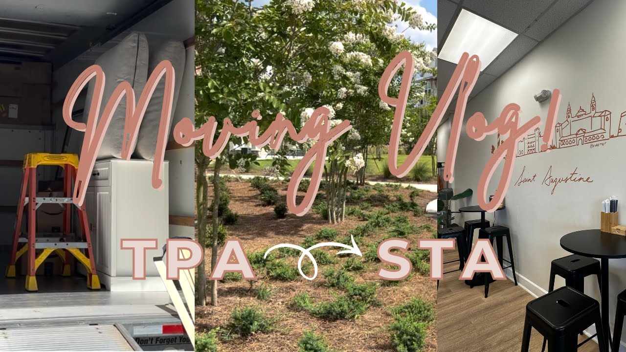 Moving Across Florida Vlog! | Pack, Clean, & Organize With Me 📦🫶🏼🌴