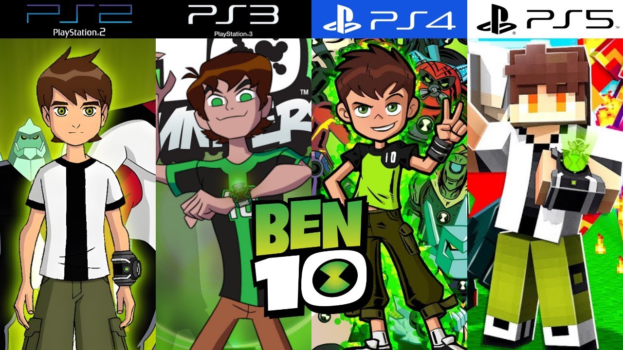 Ben 10 PlayStation Evolution (2007-2021)