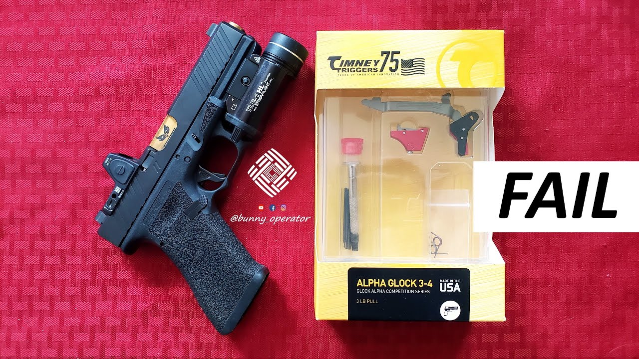 Timney Alpha Trigger for Glock - Failures, Malfunctions, Light Strikes, Modifications, Warranty