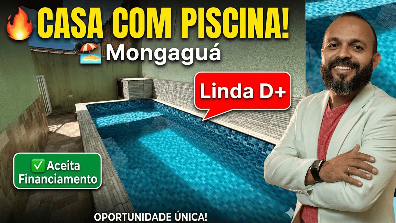 Linda Casa PISCINA Praia MONGAGUÁ OPORTUNIDADE