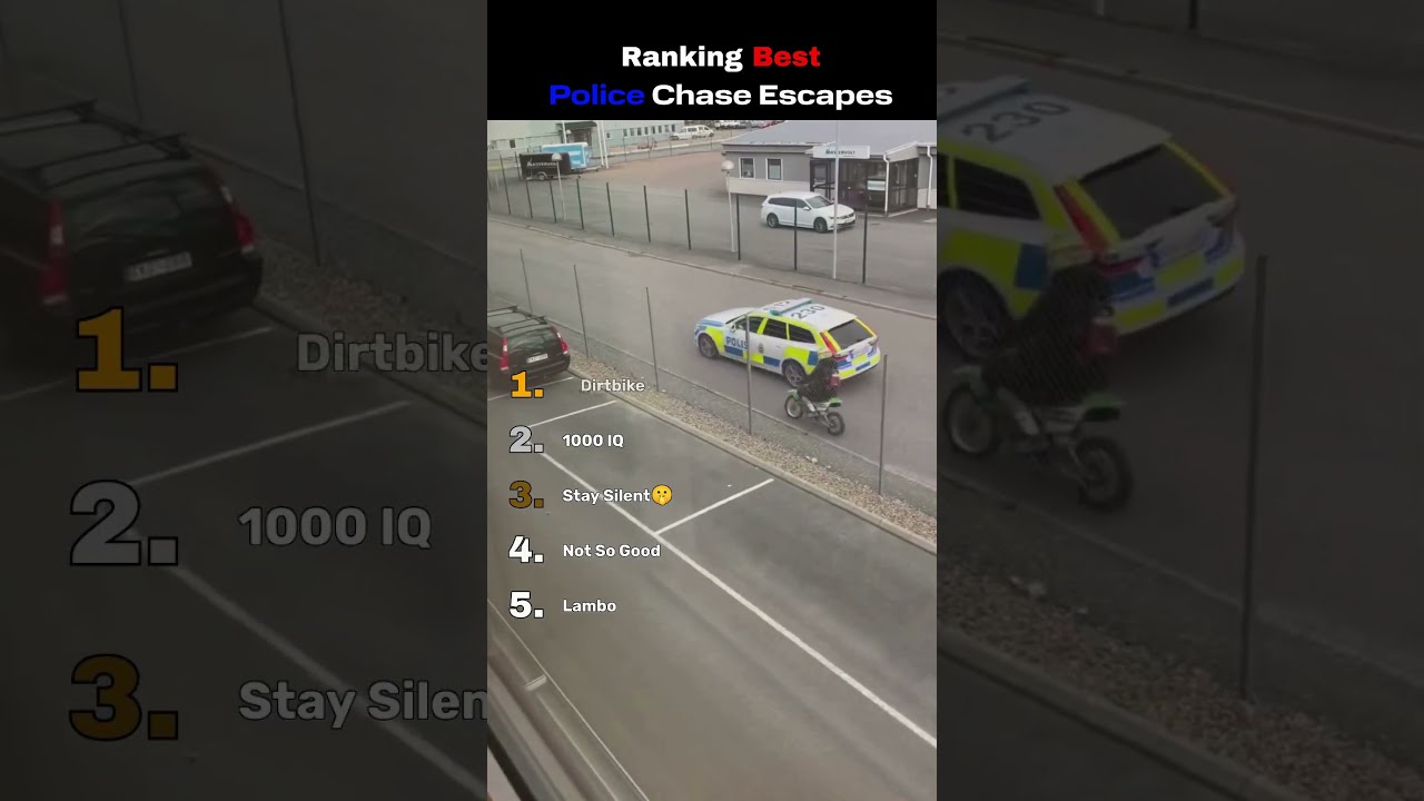 Ranking The Best Police Chase Escapes