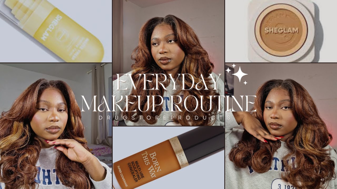 EVERY DAY MAKEUP TUTORIAL: My ONLY DRUG STORE PRODUCTS Makeup Routine