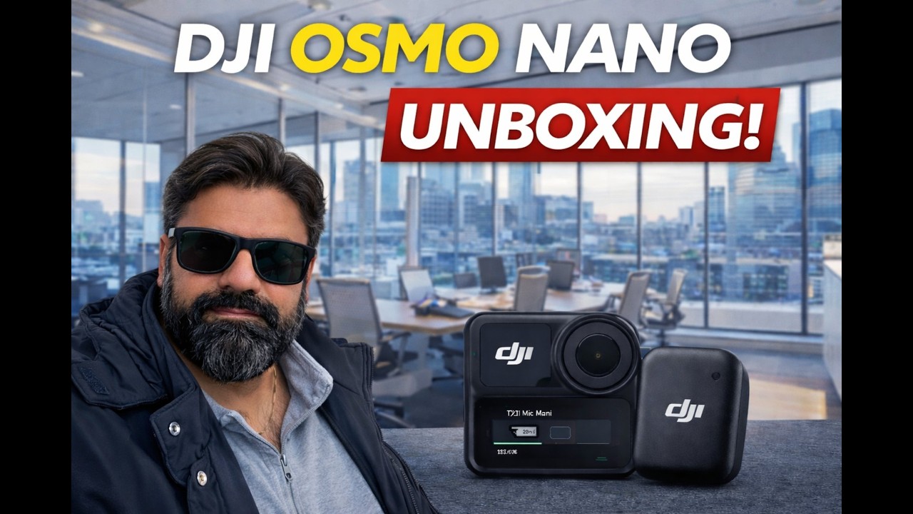 dji osmo nano unboxing #dji #djiosmonano @DJI