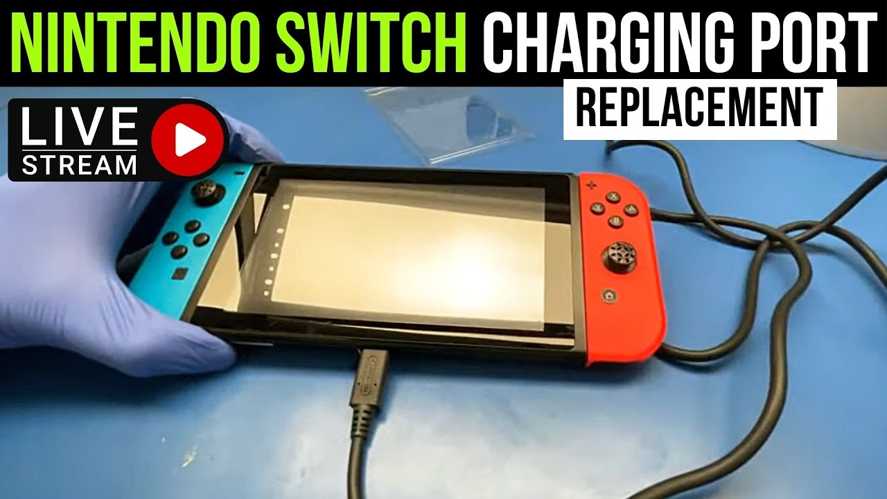 Nintendo Switch charging port replacement