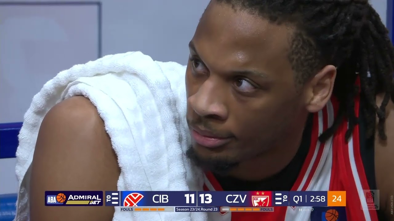 AdmiralBet ABA League 2023/24, Round 23 match: Cibona - Crvena zvezda Meridianbet (17.3.2024)