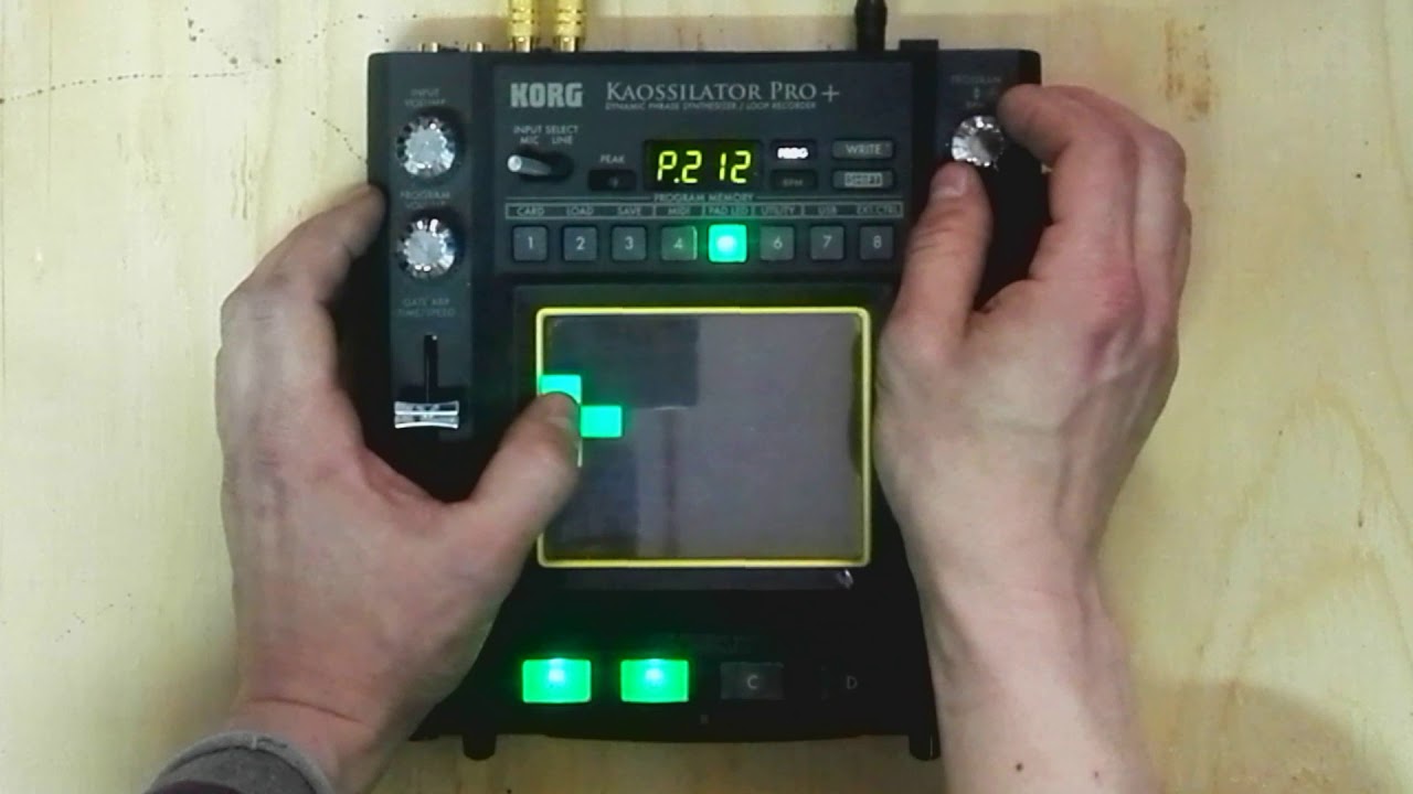 Обзор на процессор KORG Kaossilator Pro+
