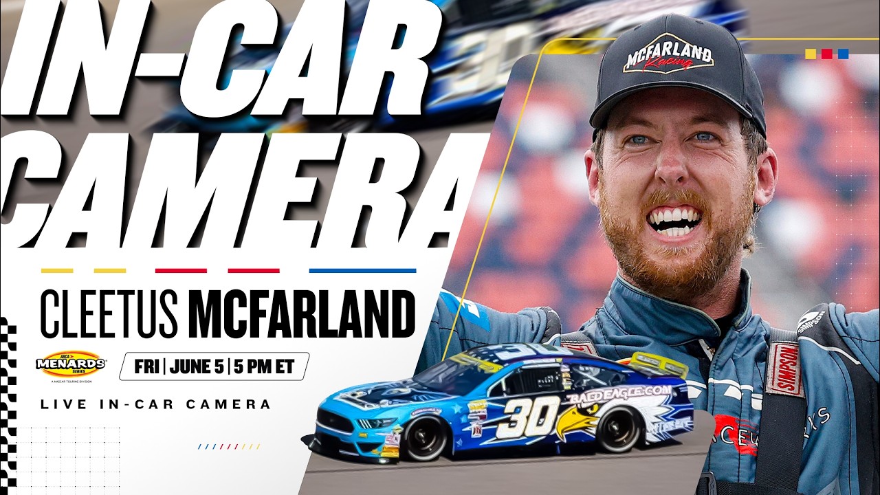 LIVE: Cleetus McFarland's In-Car Camera at Michigan | NASCAR ARCA Menards Series