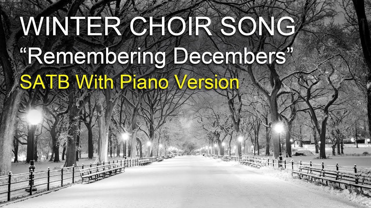 Winter Choir Music - Pinkzebra 