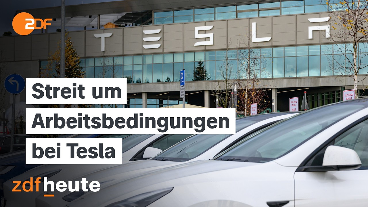 Tesla: Streit um Arbeitsbedingungen in Gr&uuml;nheide | WISO