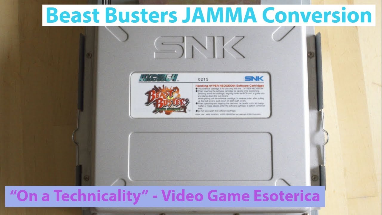 Converting Beast Busters : Second Nightmare to JAMMA - Hyper Neo Geo 64 - 