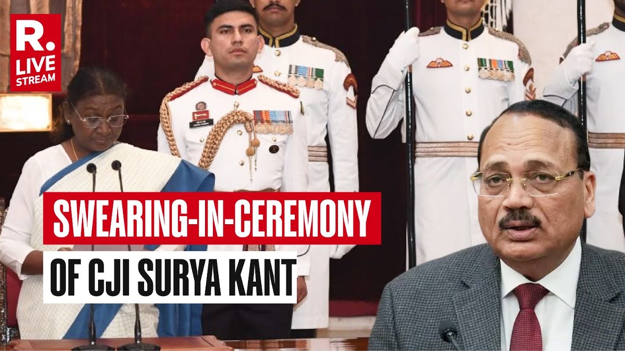LIVE: Justice Surya Kant Takes Oath As 53rd Chief Justice Of India | Rashtrapati Bhawan
