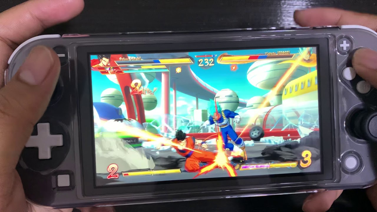 Dragon Ball Fighter Z Gameplay on Nintendo Switch LITE