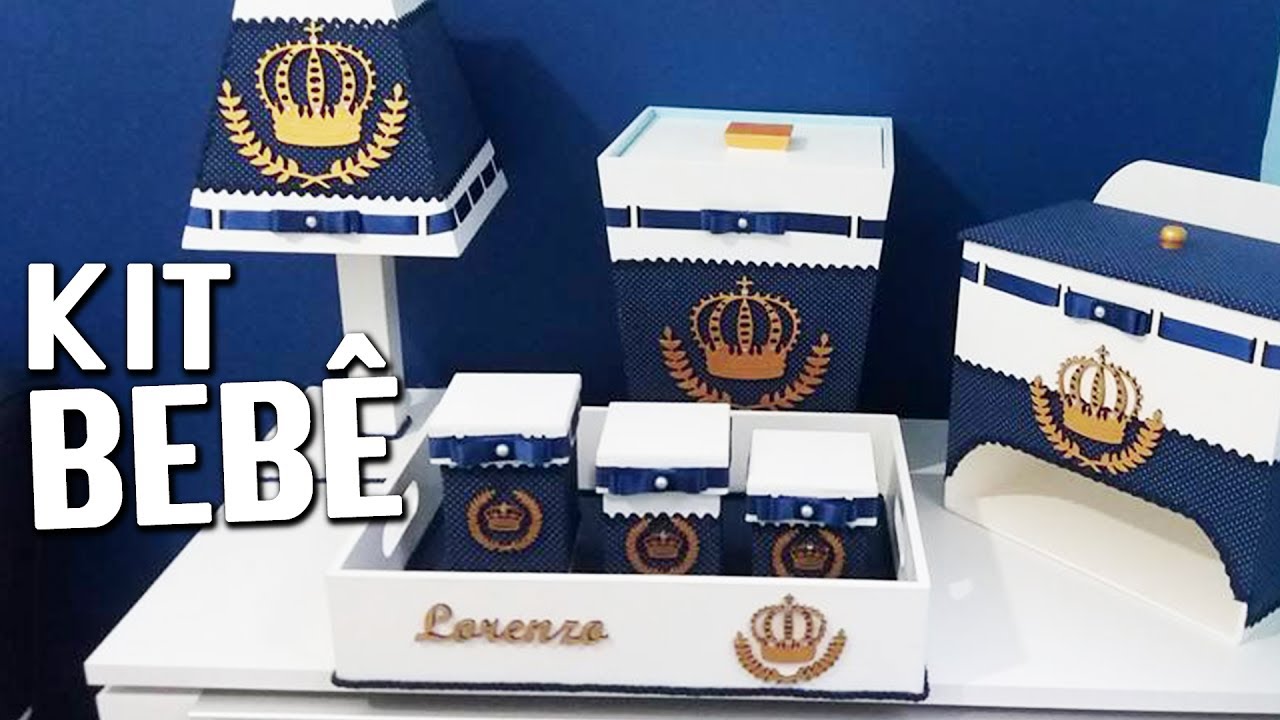 CONJUNTO MDF PARA O QUARTO DO BEBÊ (ESPECIAL LORENZO)  ❤ - CURSO DE ARTESANATO BELLA ART'S