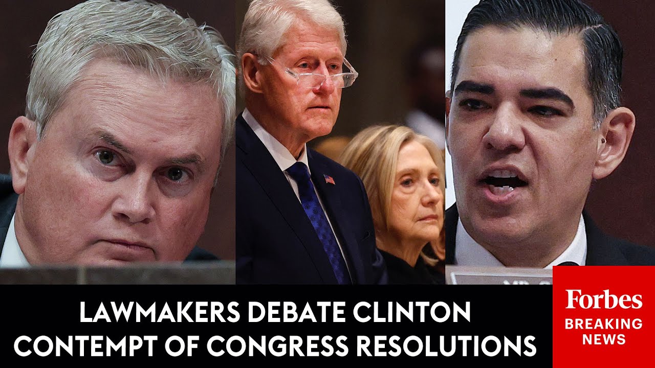 Sparks Fly As Lawmakers Battle Over Contempt Of Congress Resolutions Against The Cintons | Part 1