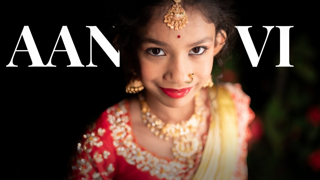 Aanvi Half Saree 4K | A Celebration of Tradition & Elegance |Kalyans Photography 7674045201 |
