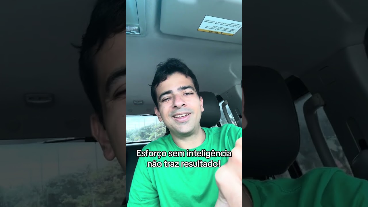 Esforço sem inteligência não traz resultado!