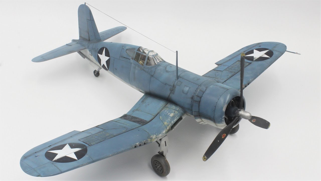 Как выбрать правильные цвета для состаренного Pacific Corsair: Tamiya 1/48 F4U-1 Double Build: Pt 3
