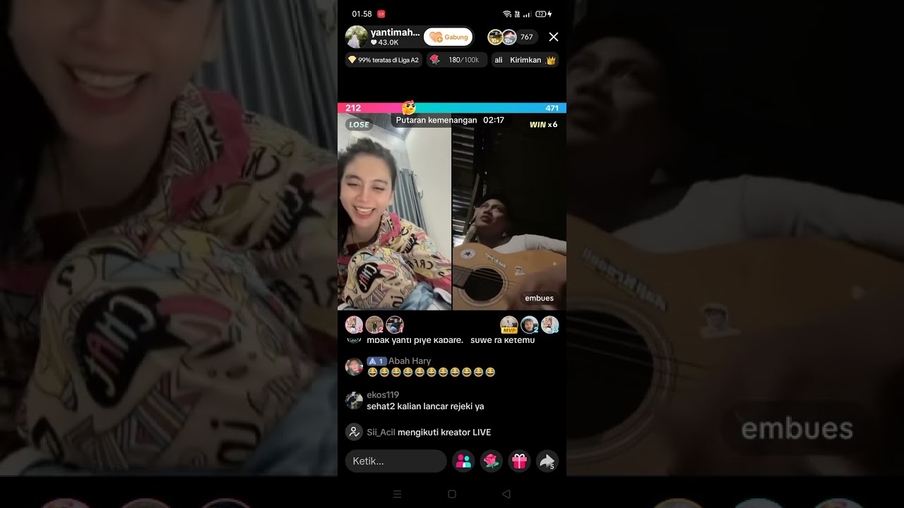 Semalam Mas Embues GACORR Bersama Mbak Yanti Mahardika 
