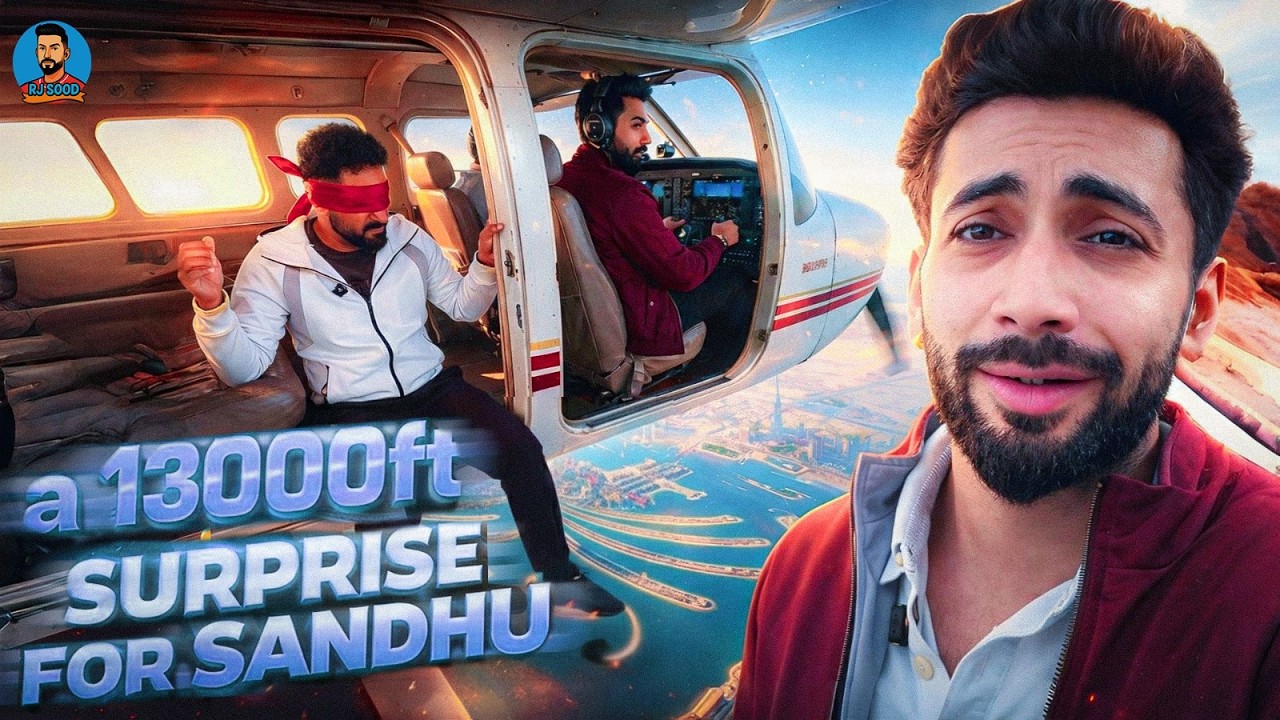 Worst Surprise Ever? I Made Sandhu Skydive in Dubai 😈