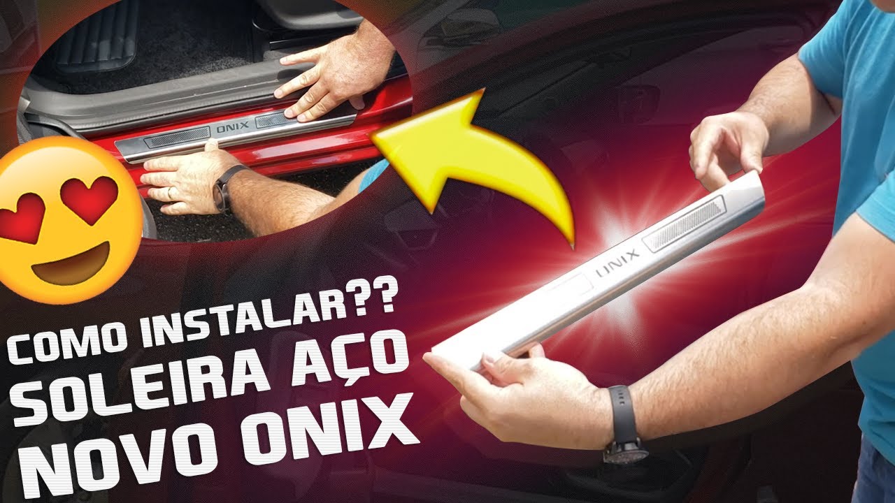 Soleira Aço Novo Onix Plus/Hatch 2020 | Rei das Calotas