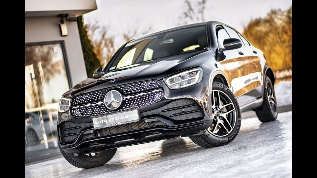 Prezentacja sprzedaży MERCEDES GLC COUPE 300   BENZ 258KM   LIFT 2020   Pakiet AMG   4 MATIC    52 T