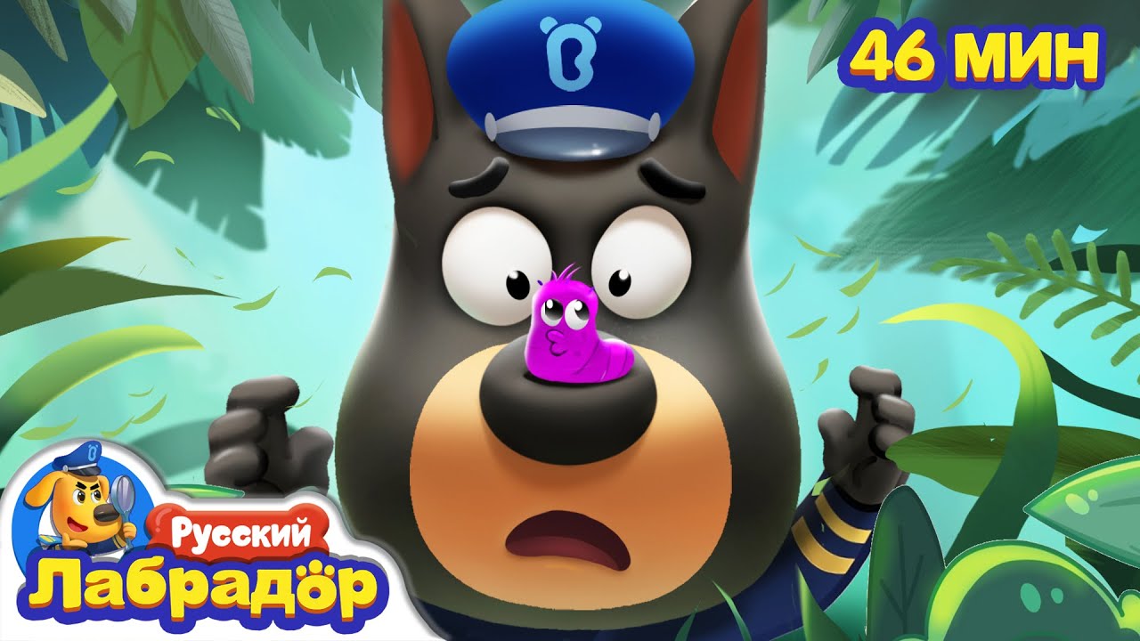 🐛Не надо играть с гусеницами! |🌲Безопасность снаружи | 🔍Сборник мультиков для детей | Шериф Лабрадор