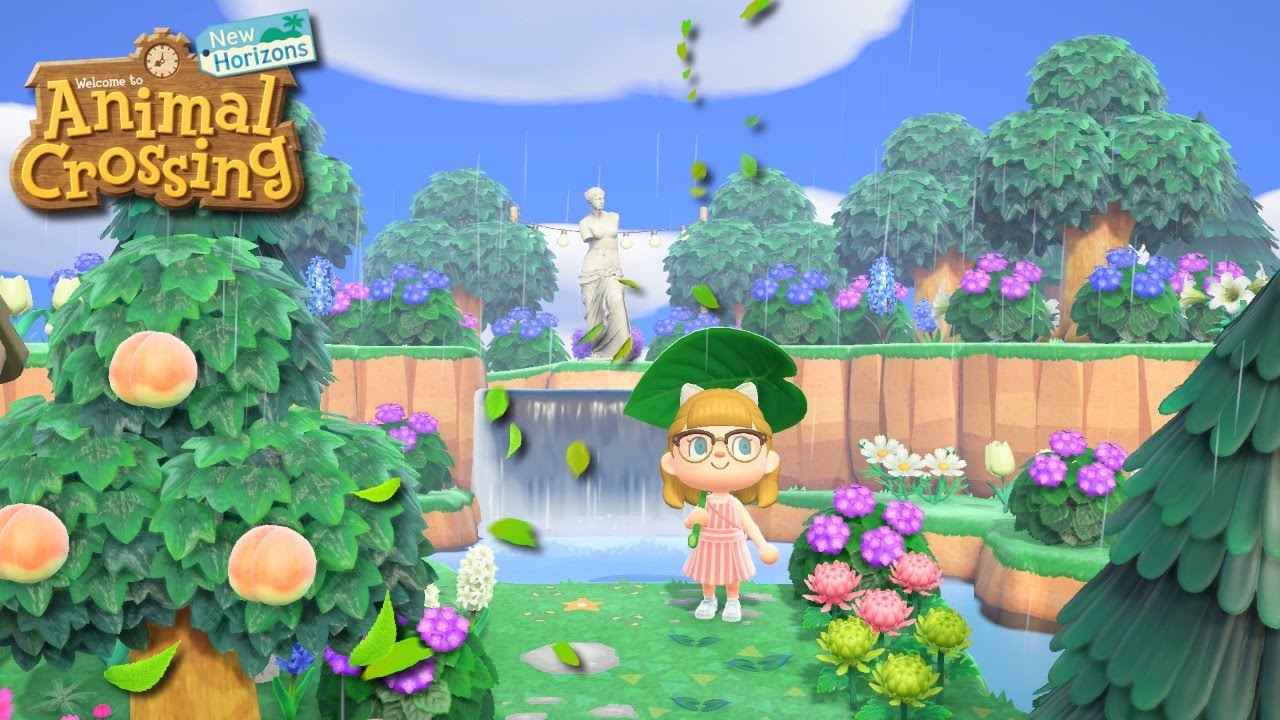 Прекрасный дождливый летний тур по острову в стиле Summercore | Кахилани 🌂 | Animal Crossing: New...
