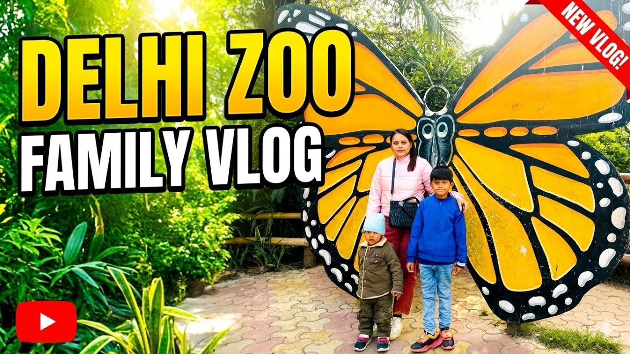 Delhi Zoo Vlog 🦁 | Amazing Animals & Nature Walk
