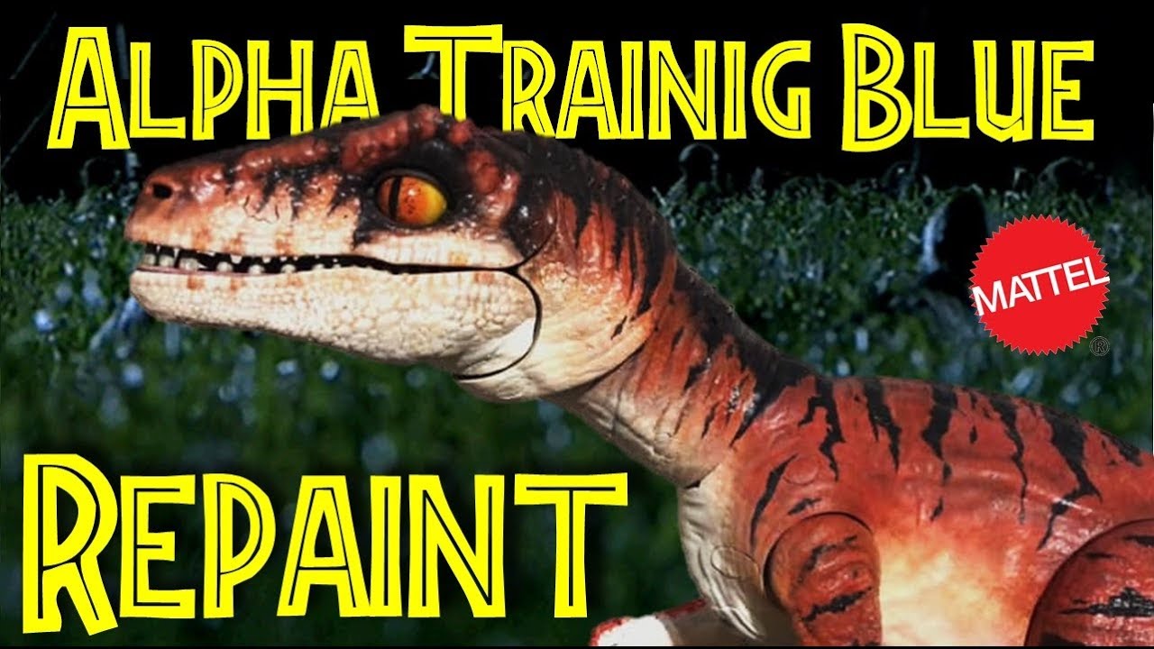 🦖 Alpha Training Blue Repaint - Jurassic Repaints