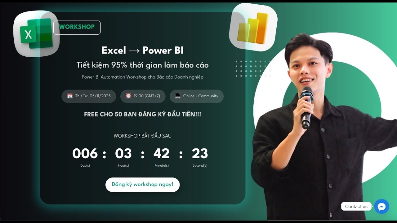 From EXCEL to POWER BI: TIẾT KIỆM 95% THỜI GIAN LÀM BÁO CÁO