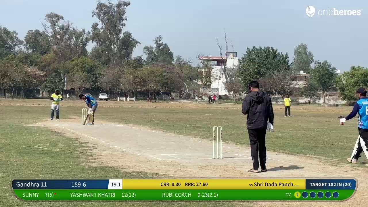 Gandhra 11 vs Shri Dada Panchpir cricket Yuva samiti Asanda | Rohad cricket tournament panchayati …