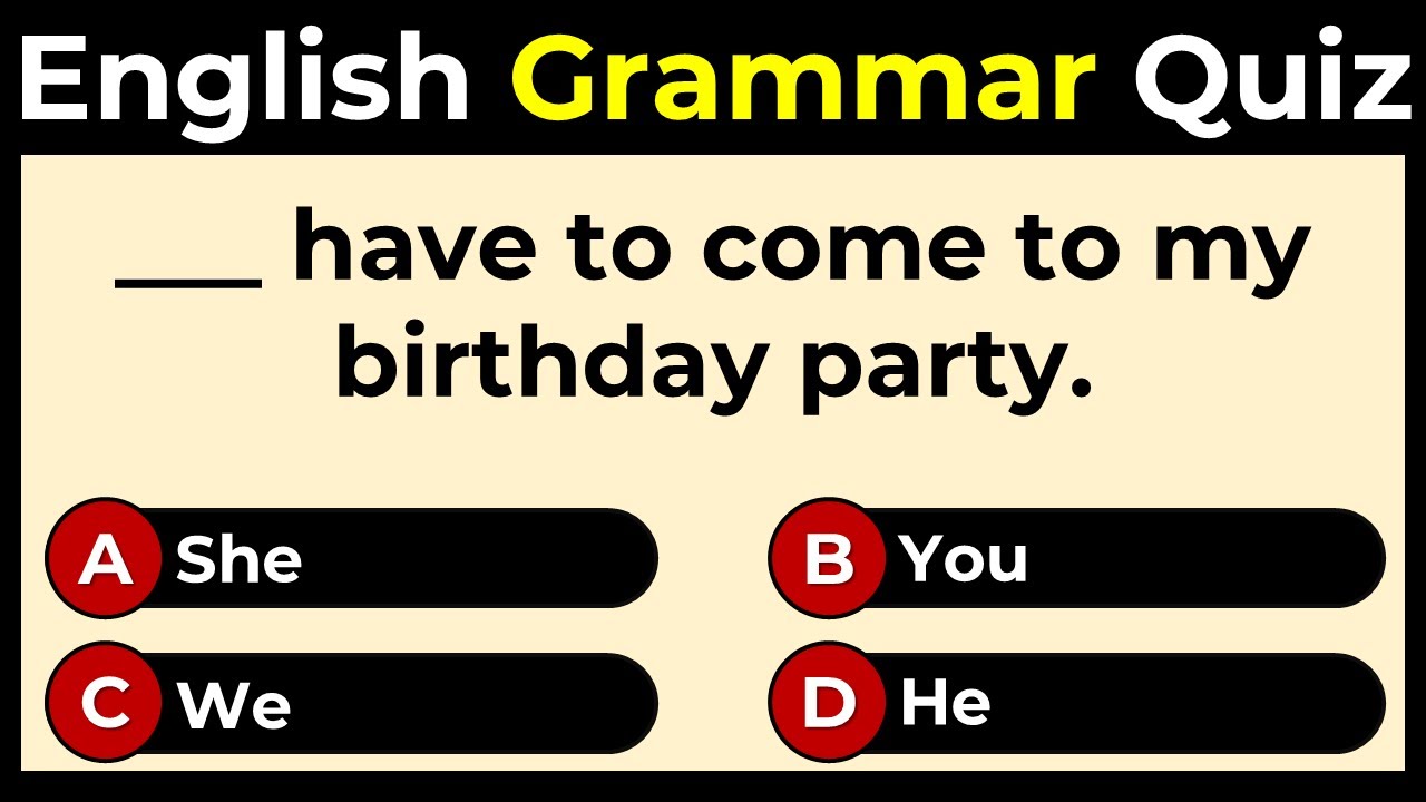Mixed English Grammar Quiz: Can You Score 10/10?