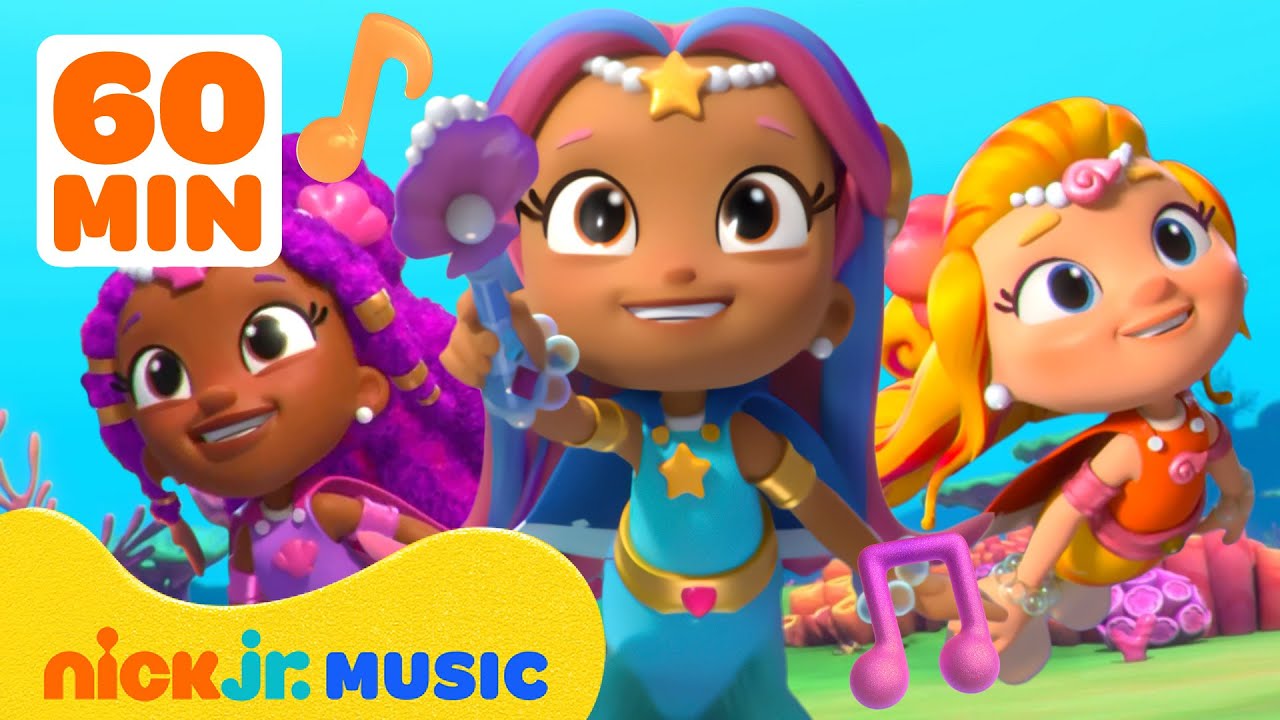 1 Hour of Magical Bubble Guppies Mermaid Sing-A-Longs! 🎶🐠 | Nick Jr. Music