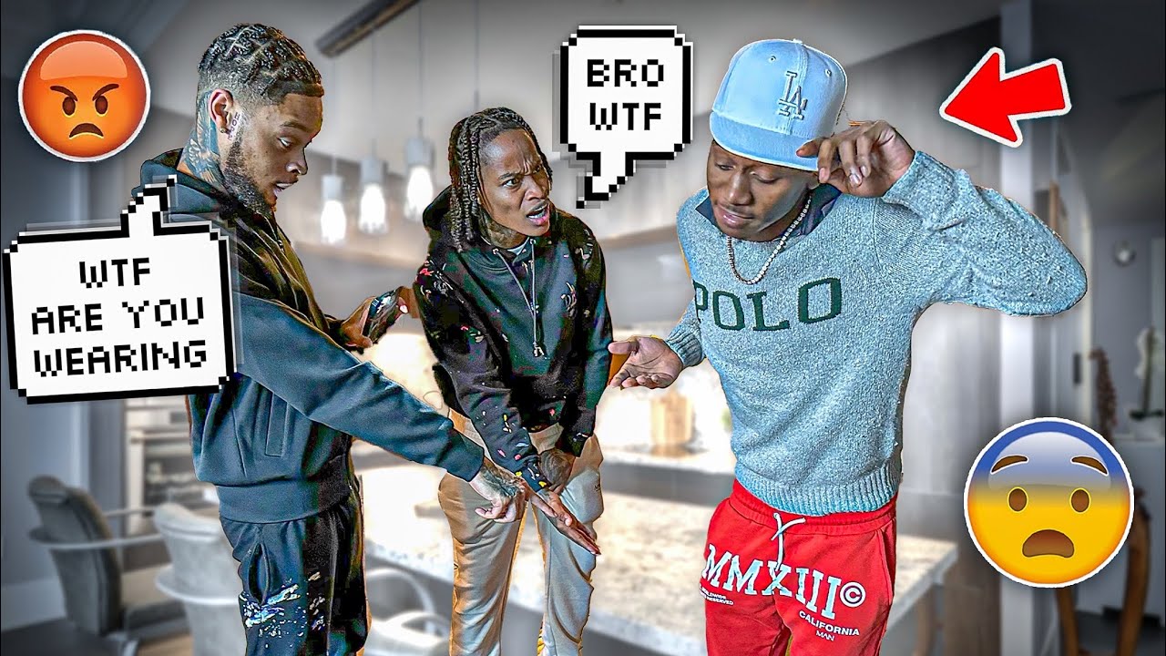 DRESSING DUSTY IN FRONT OF THE GANG TO SEE THEIR REACTION😂 *they told the truth*