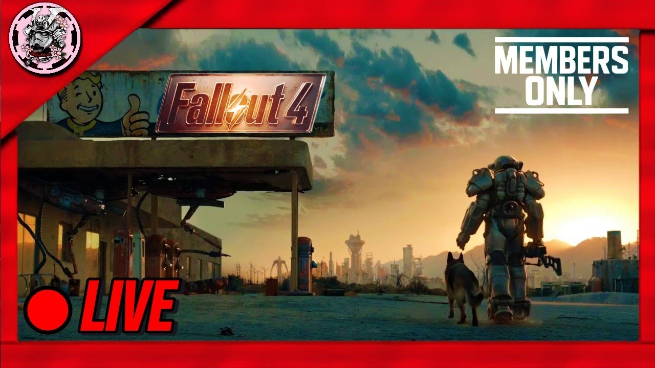 🔴LIVE | Fallout 4 FIRST PLAYTHROUGH | Open to Non-Members