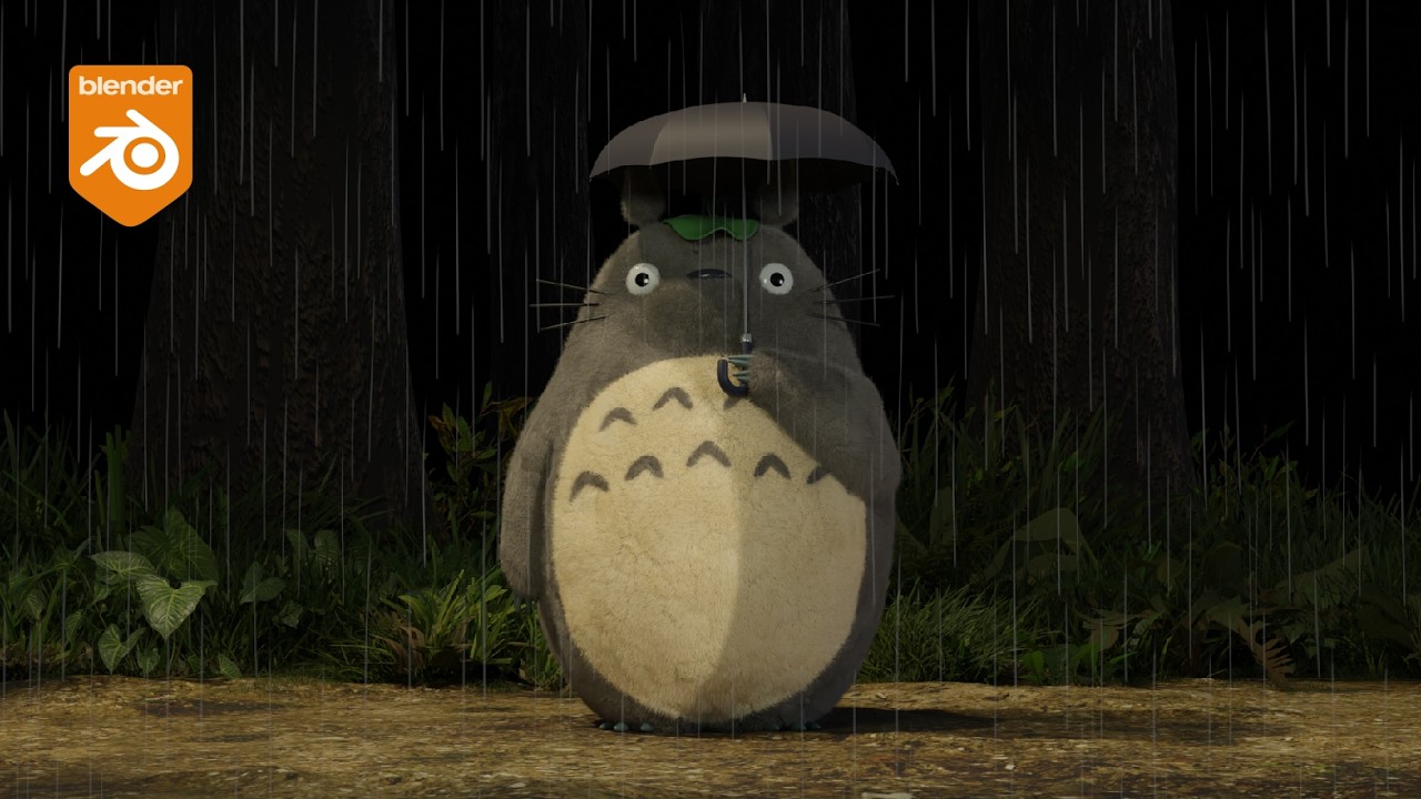 Sculpting Totoro
