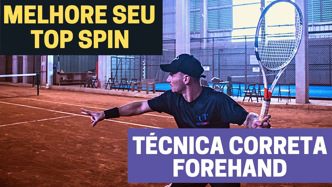 TÉCNICA CORRETA para MELHORAR seu TOP SPIN de FOREHAND