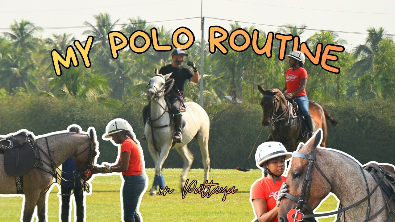 My Morning Polo Routine in Thailand 🇹🇭 | Horses, Training & Life in Pattaya