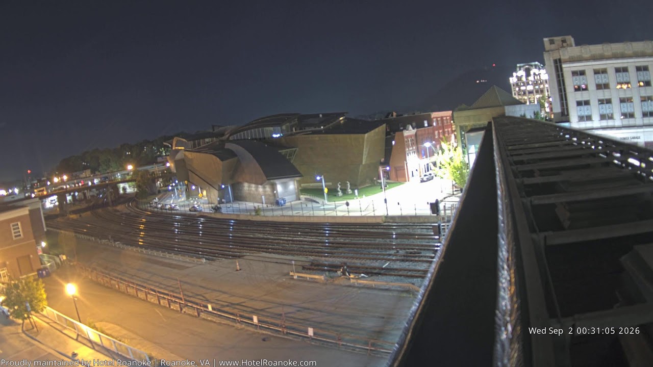 Hotel Roanoke RailCam - East