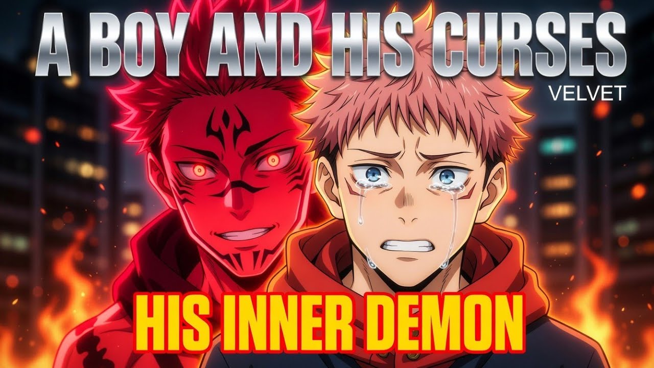 Velvet Frequency - A Boy and His Curses (Jujutsu Kaisen Original Song) | Style Lo-Fi | Lyrics Video