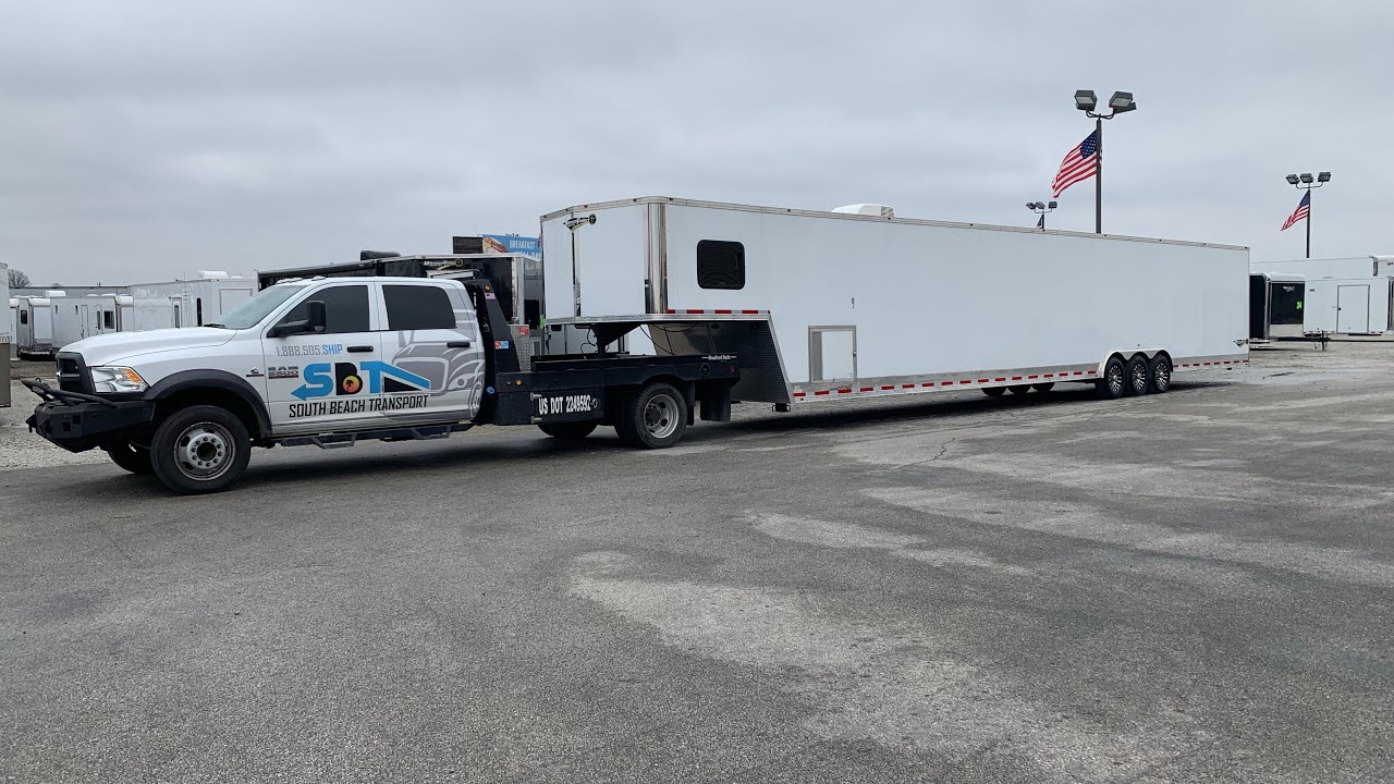 Hotshot Trucking-  NEW 53’ 3 Car Enclosed Trailer