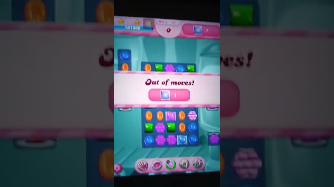 FREE DISLIKE VIDEO:Candy Crush Saga Level Failed