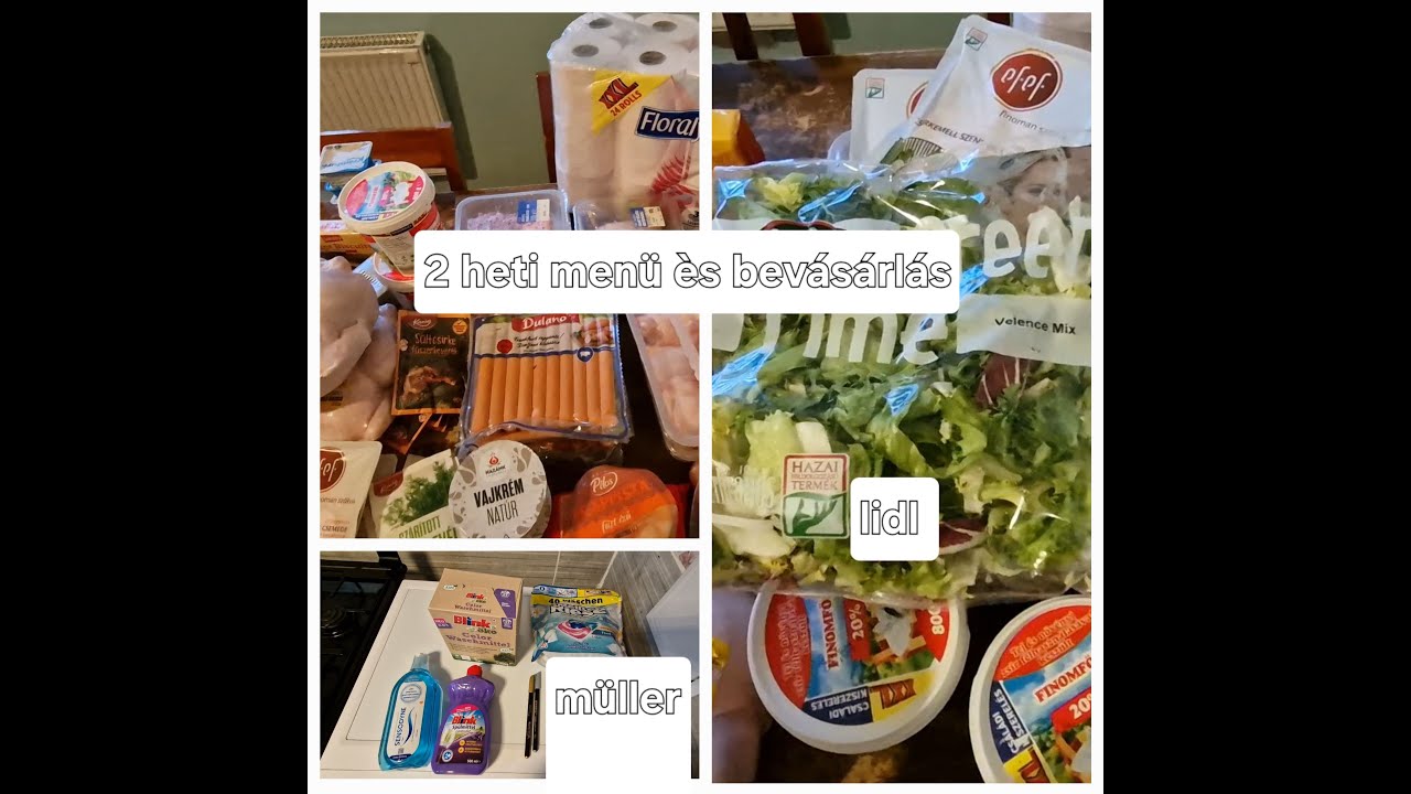 MEN&Uuml;TERV &Eacute;S 2 HETI BEV&Aacute;S&Aacute;RL&Aacute;S - MIRE EL&Eacute;G 55000FT? #lidl #m&uuml;ller