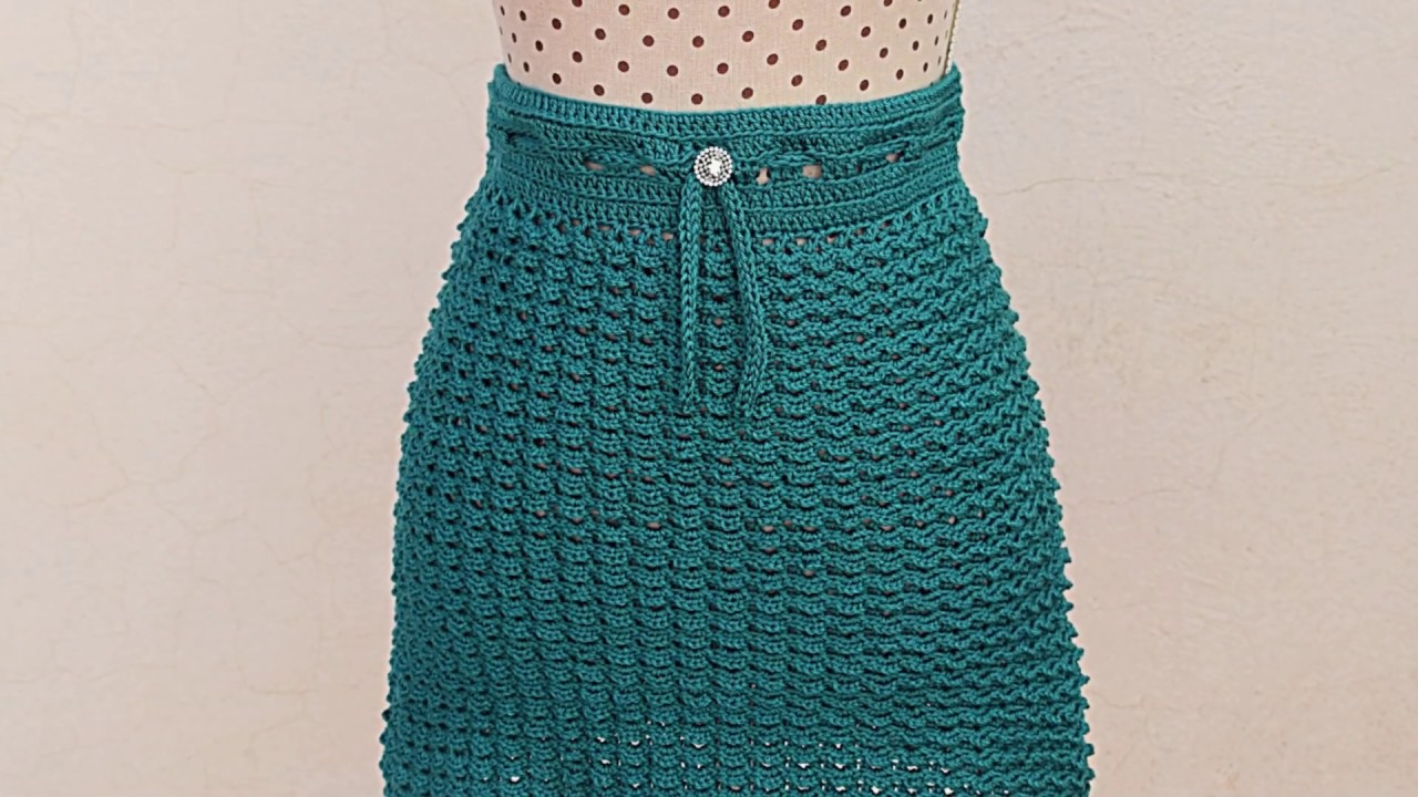 Falda  a crochet todas las tallas muy fácil (PRINCIPIANTES)  @Majovelcrochetenglish