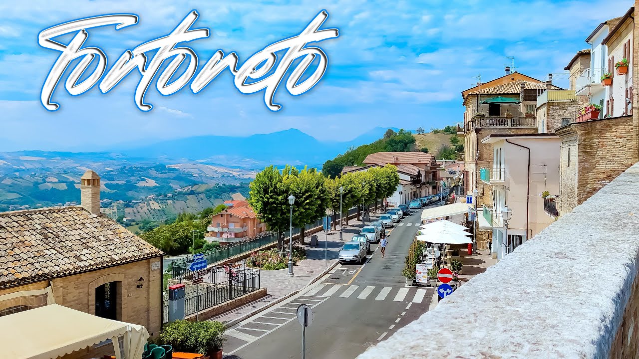 DIVINELY GORGEOUS - TORTORETO. Italy - 4k Walking Tour around the City - Travel Guide.  #Italy