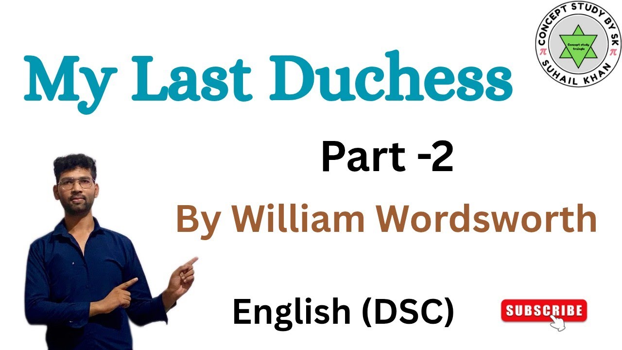 My Last Duchess written by Robert Browning 