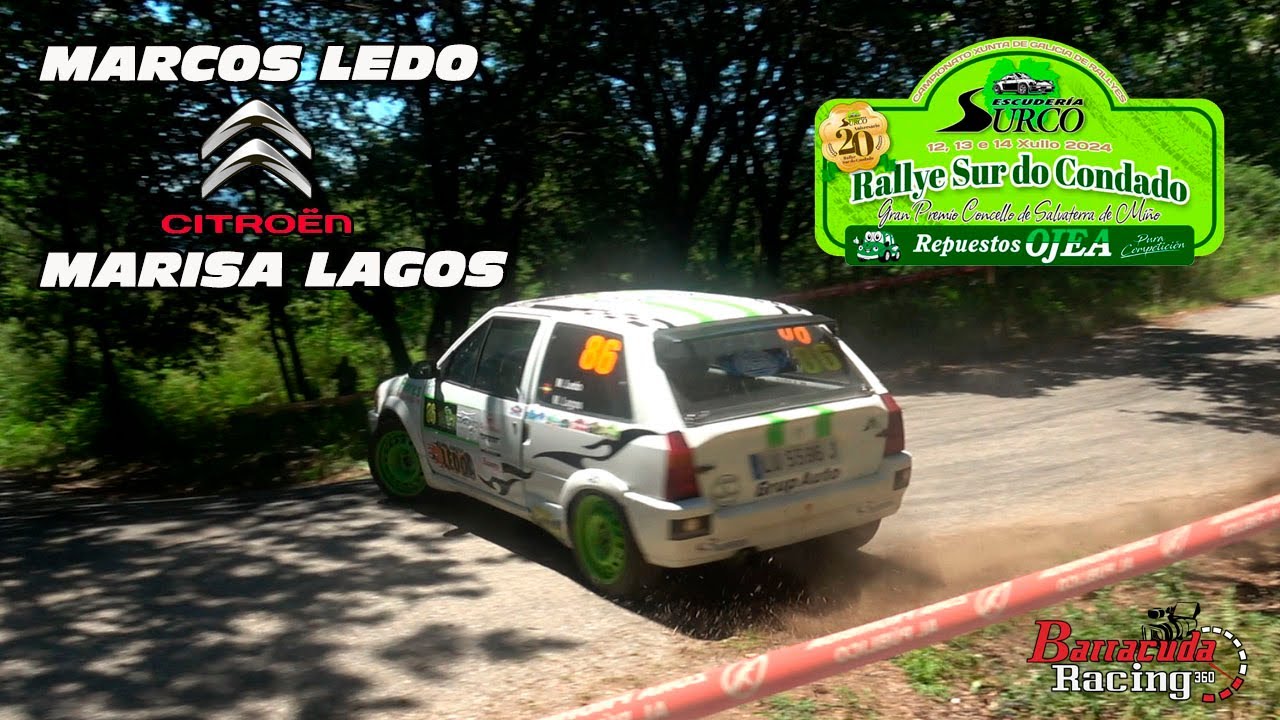 MARCOS LEDO - MARISA LAGOS - CITRO&Euml;N AX // 20 RALLYE SUR DO CONDADO 2024