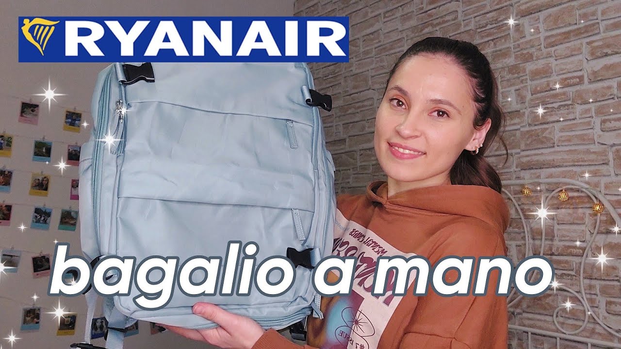 bagalio a mano RYANAIR ✈️  5 giorni cosa riesco a mettere dentro #ryanair #bagaglioamano