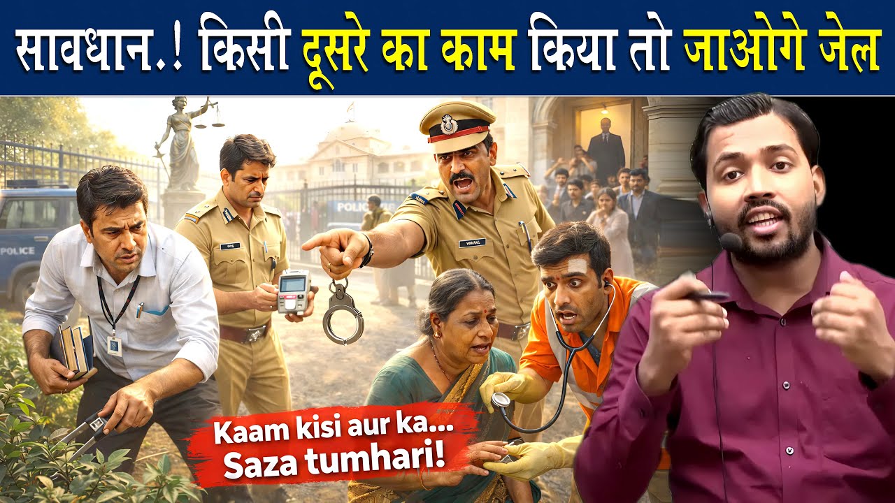 किसी और का काम करने से कैसे हो सकती है जेल.?